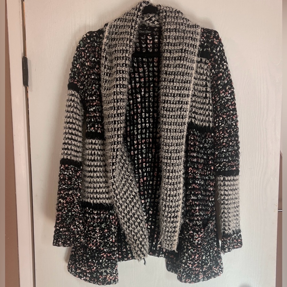 For Dor Couture Knit Multicolor Cardigan